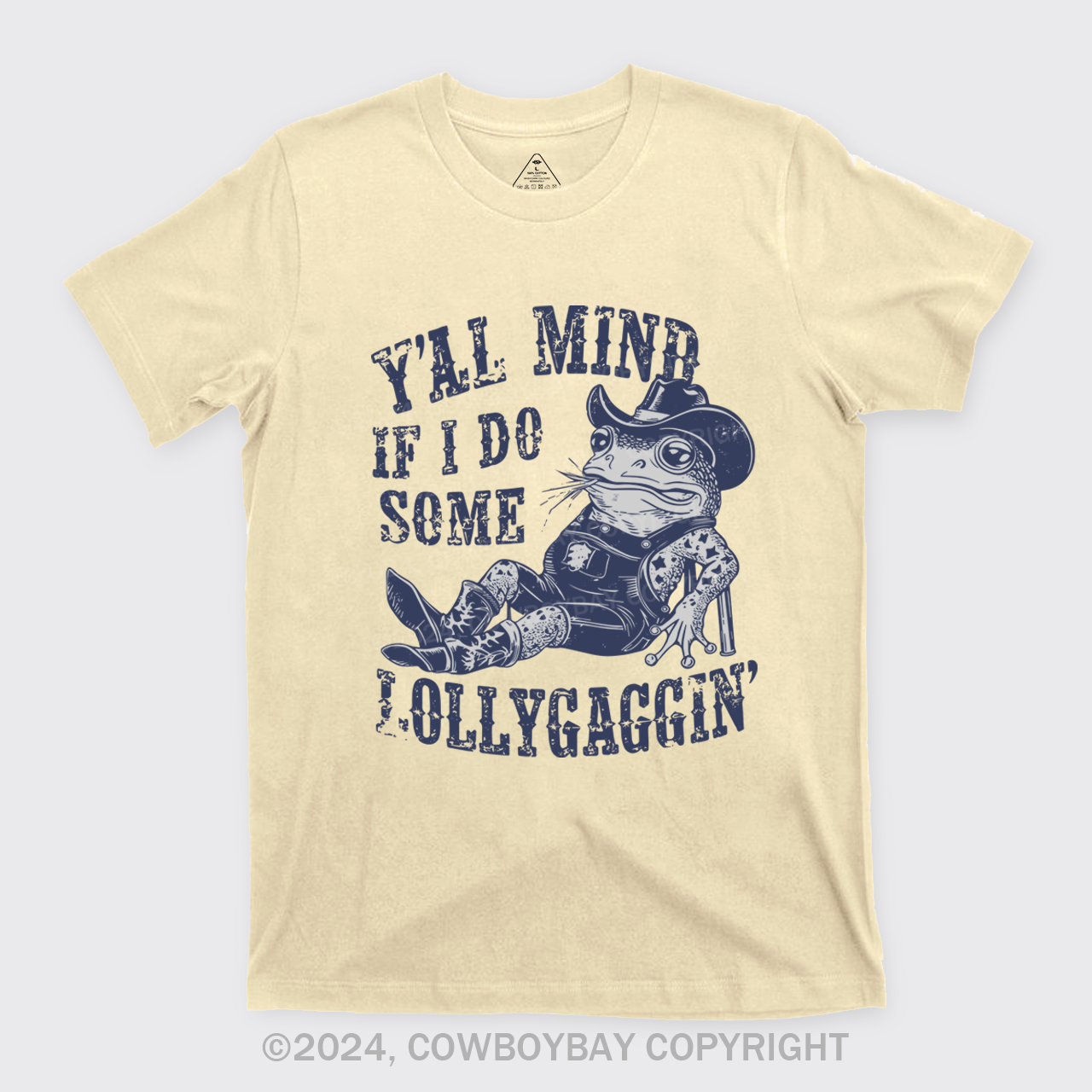 If I Do Some Lollygagging Funny Cowboy Frog T-Shirts