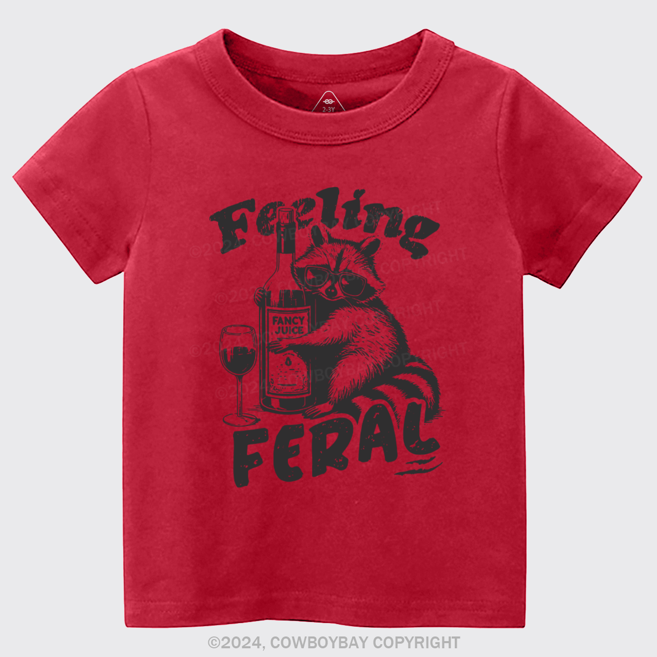 Feeling Feral Of Raccoon Kids T-shirt