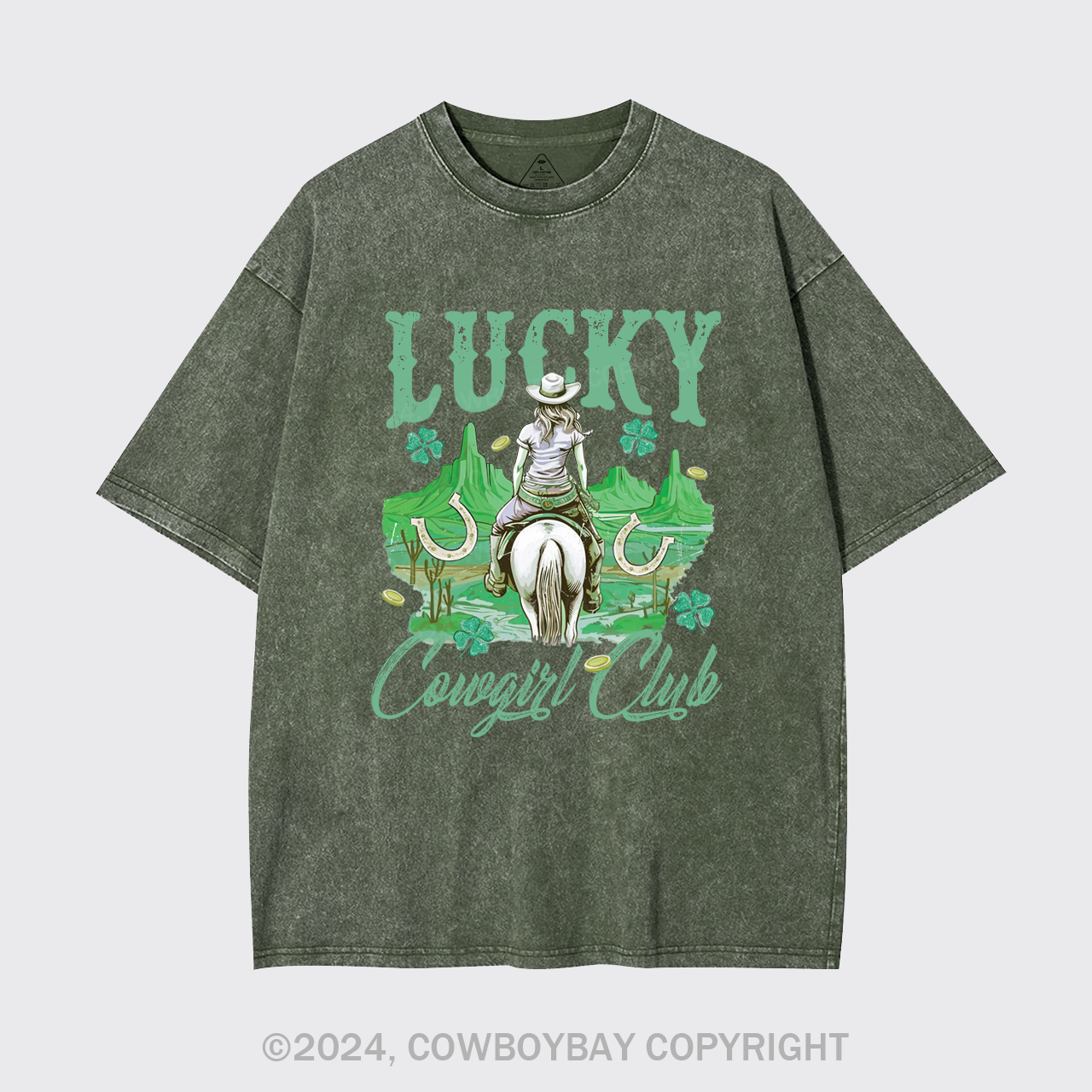 Lucky Cowgirl Club Garment-dye Tees