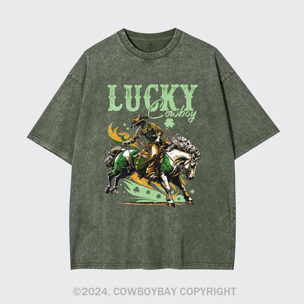 Lucky Cowboy Garment-dye Tees
