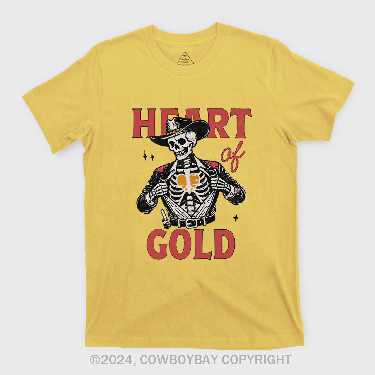 Heart Of Gold Western T-Shirts