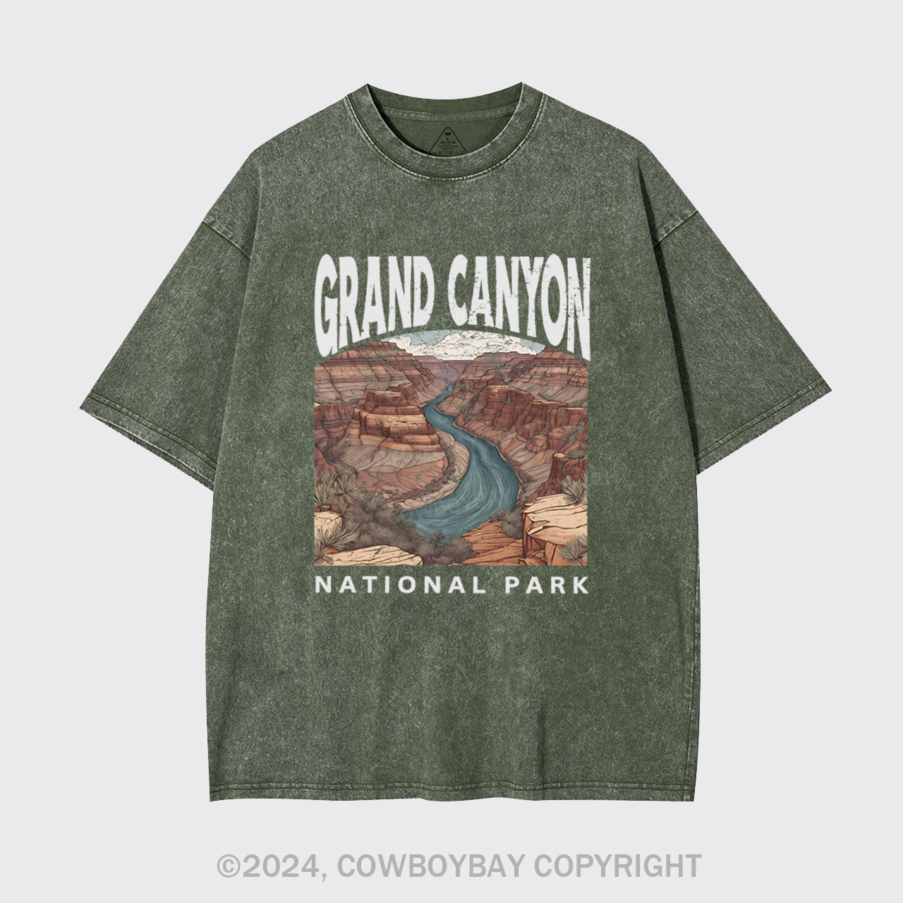 Retro Grand Canyon National Park Garment-dye Tees