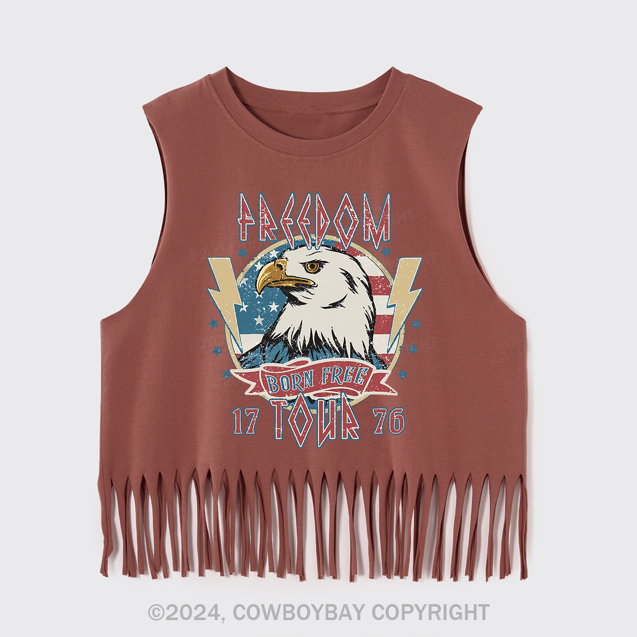 Born Free 1776 Fringe Tank