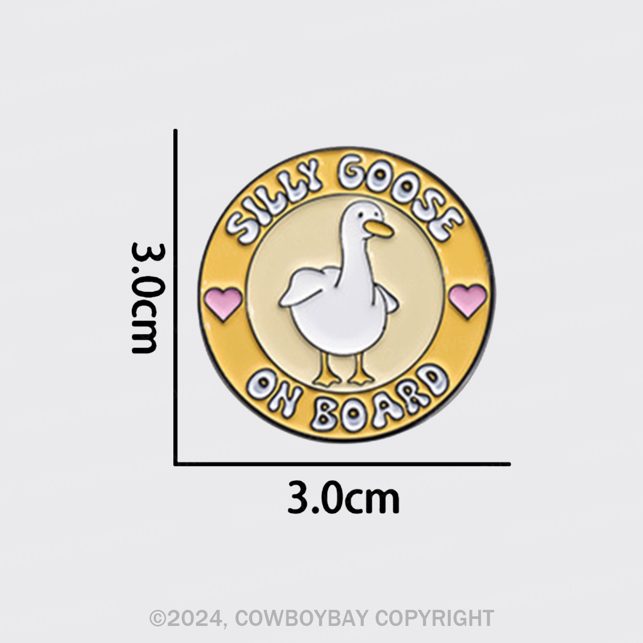 Silly Goose On Board_Cowboybay Pin