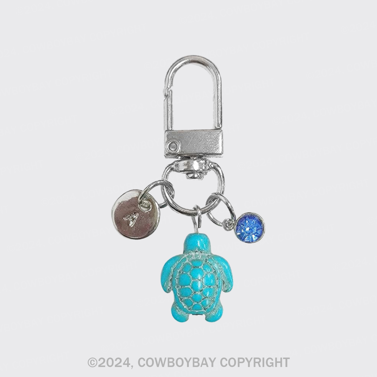 Personalised Turtle Keychain