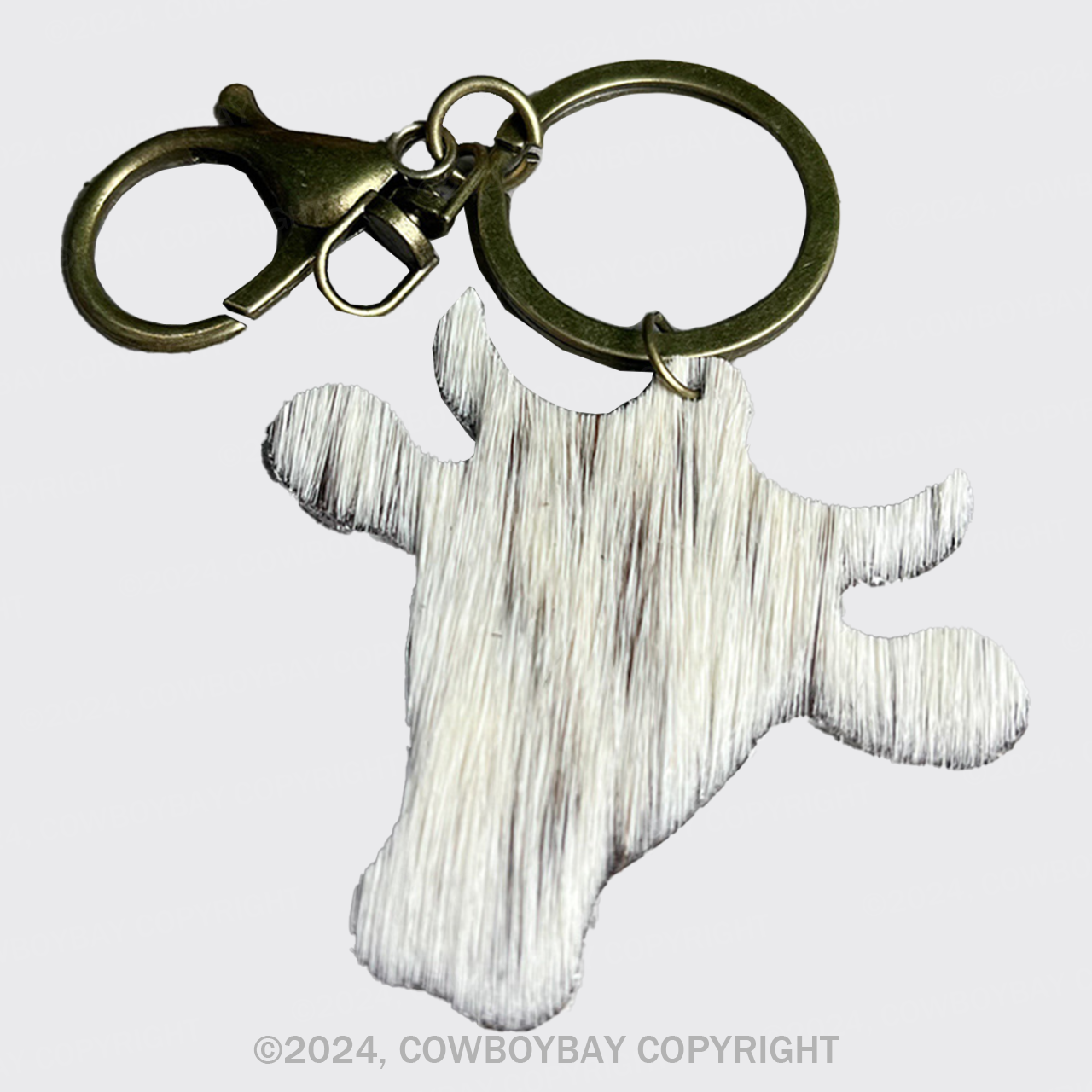 Cow Head Keychain