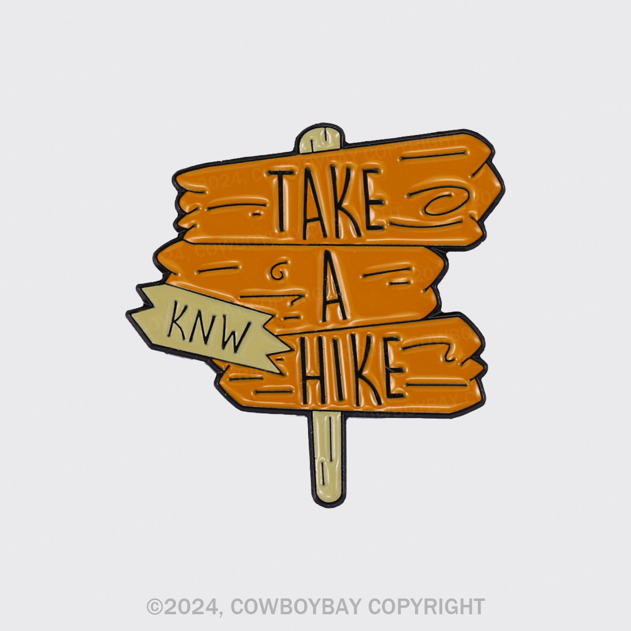 Take A Hike_Cowboybay Pin