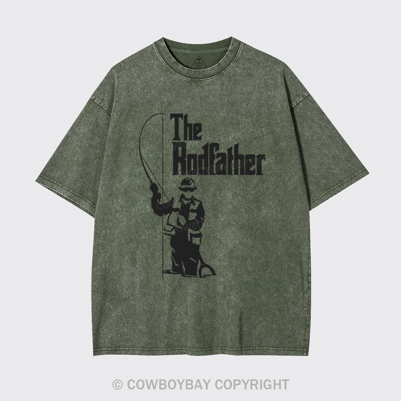 The Rodfather Fishing Garment-dye Tees