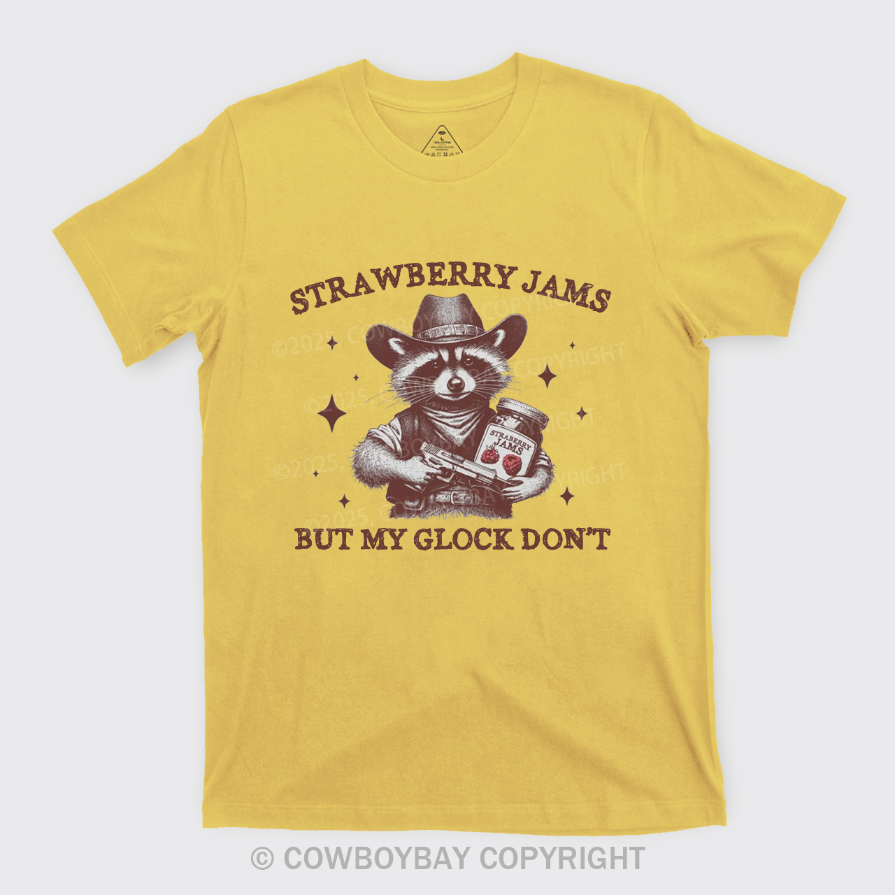 Retro Western Raccoon T-Shirts