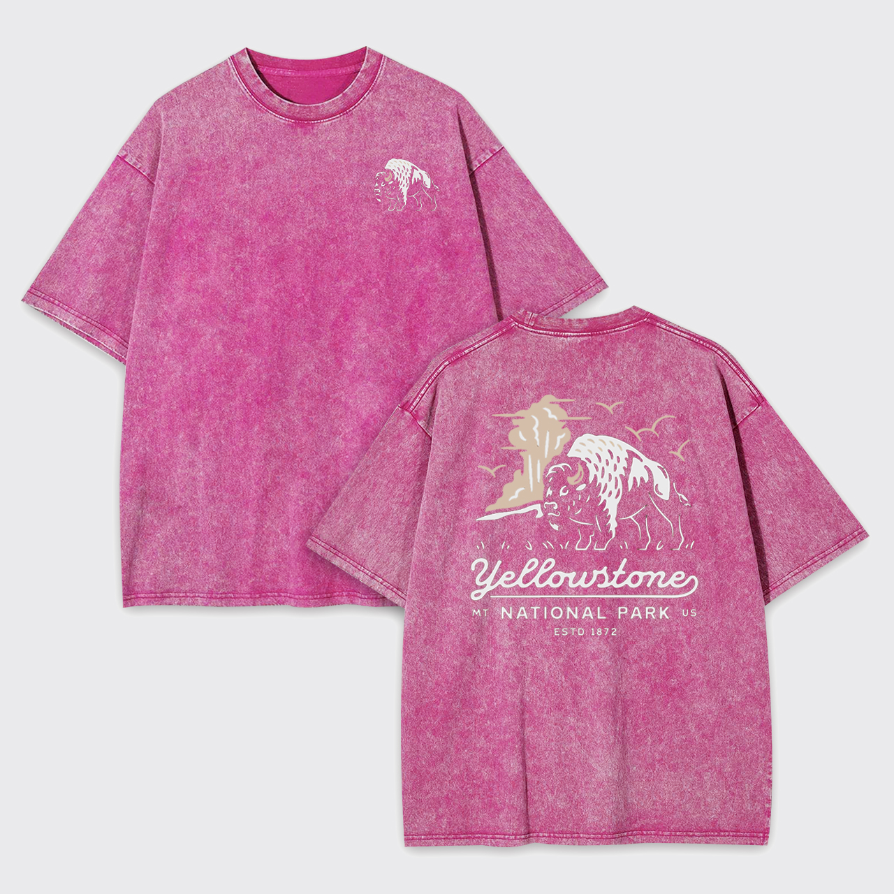 Yellowstone National Park Garment-dye Tees