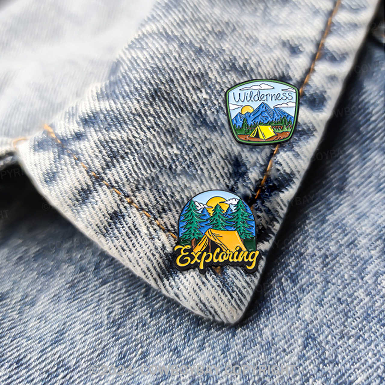 Exploring Camping_Cowboybay Pin