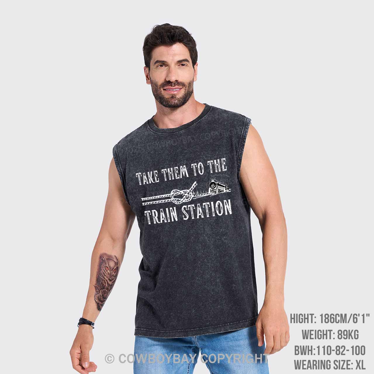 Take Them To The Train Station Washed Tanks