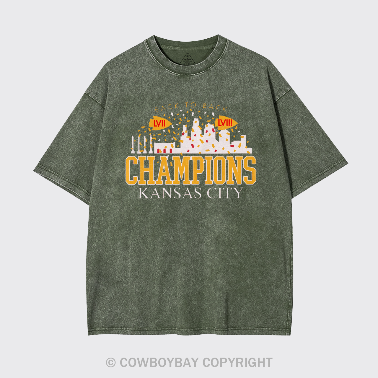 Champions Back To Back Garment-dye Tees