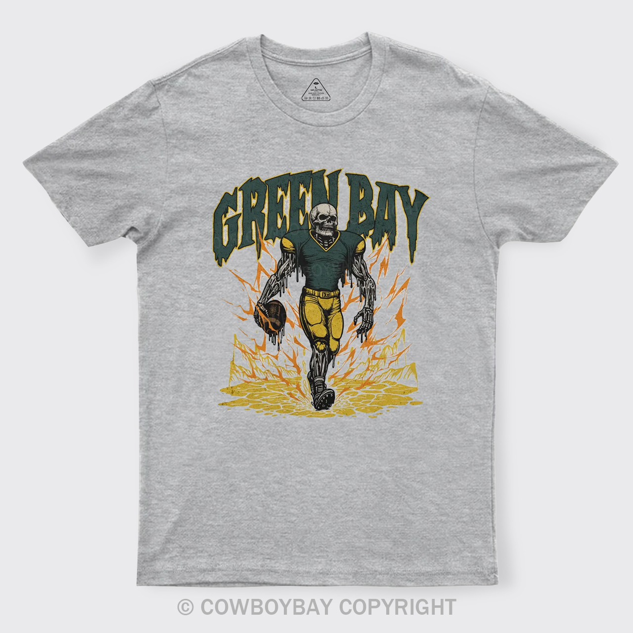 Vintage Skeleton Football T-Shirts