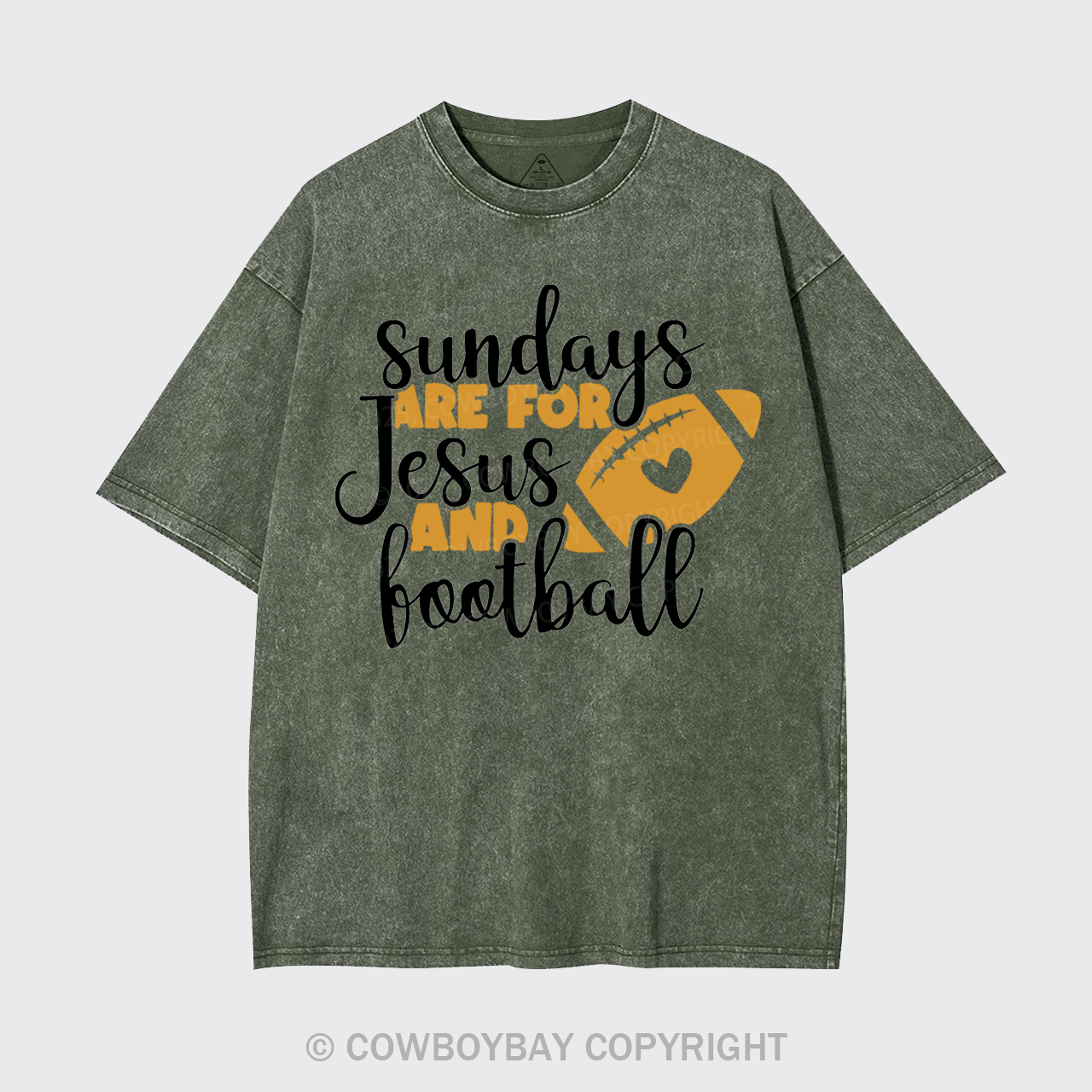Sundays Are For Football Garment-dye Tees