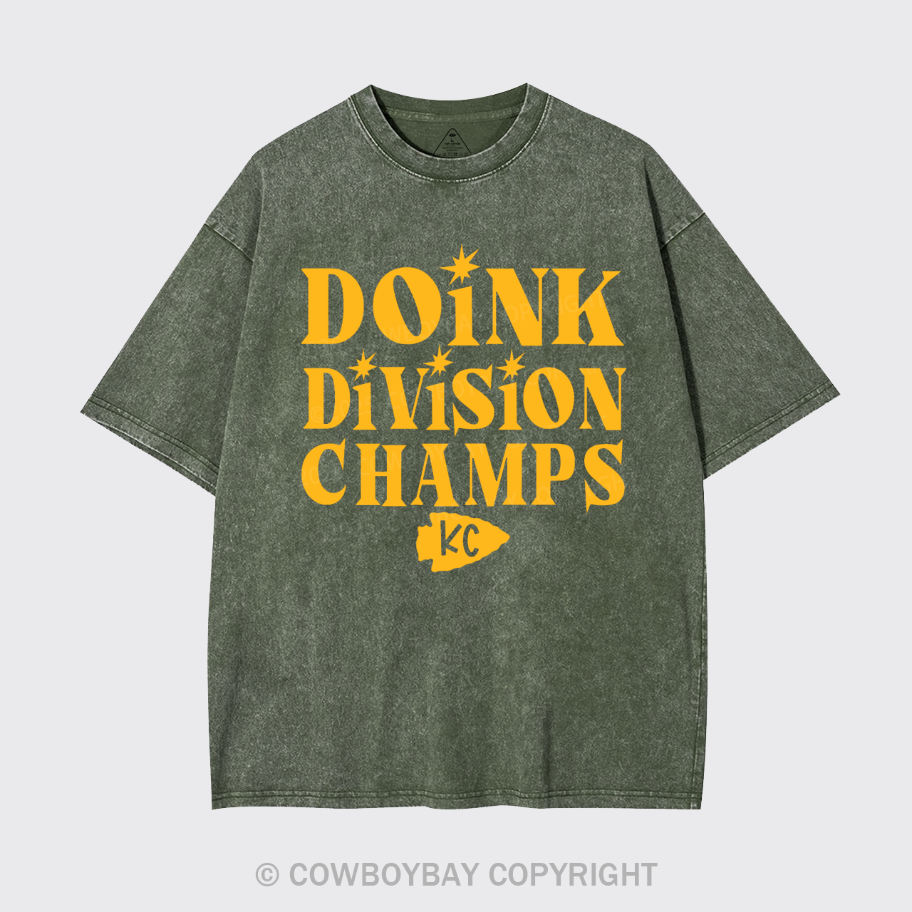 Doink Division Champs Garment-dye Tees