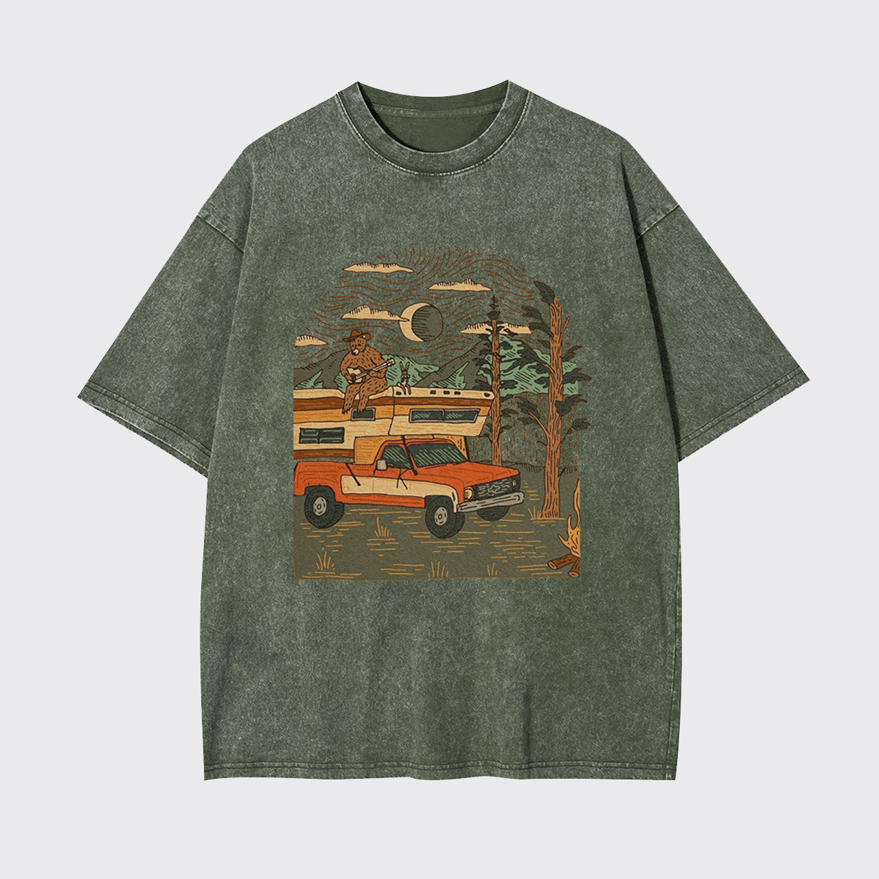 Rugged Cowboy Adventure Garment-dye Tees