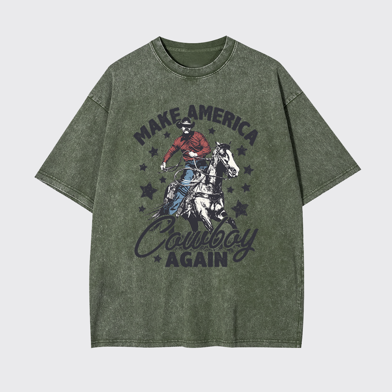 Make America Cowboy Again Garment-dye Tees