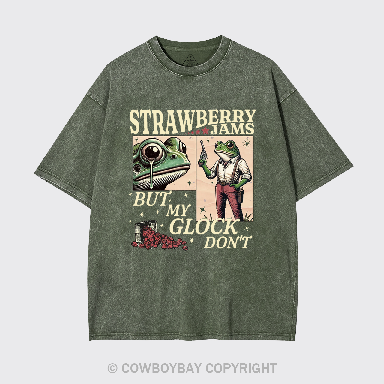 Strawberry Jams Garment-dye Tees