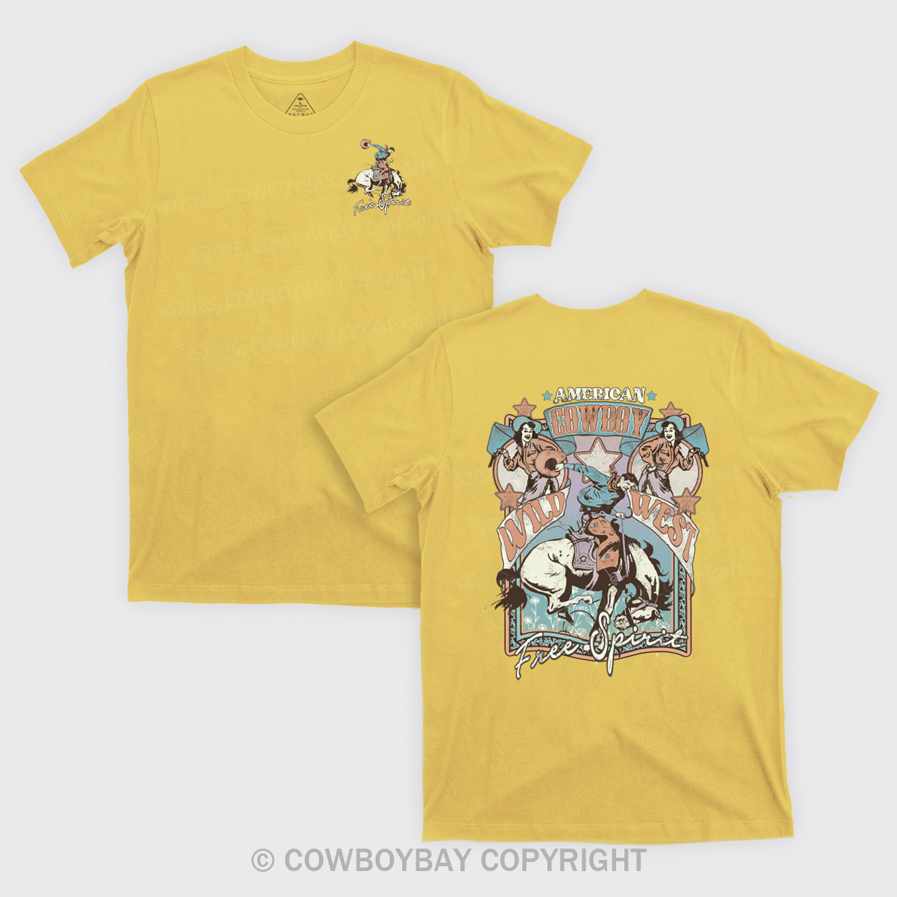 America Cowboy Free Spirit Cowboy T-Shirts