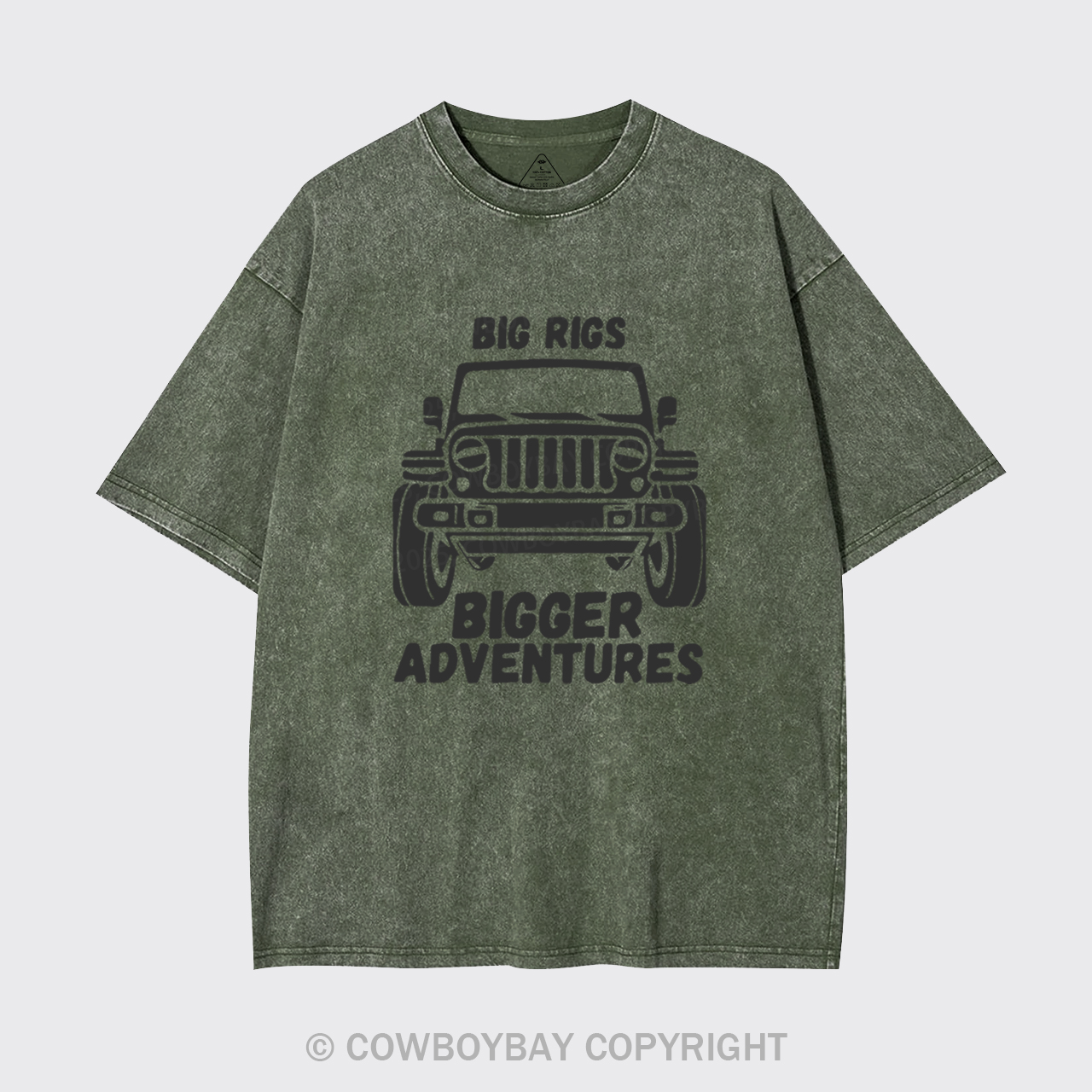 Big Rigs Bigger Adventures Garment-dye Tees