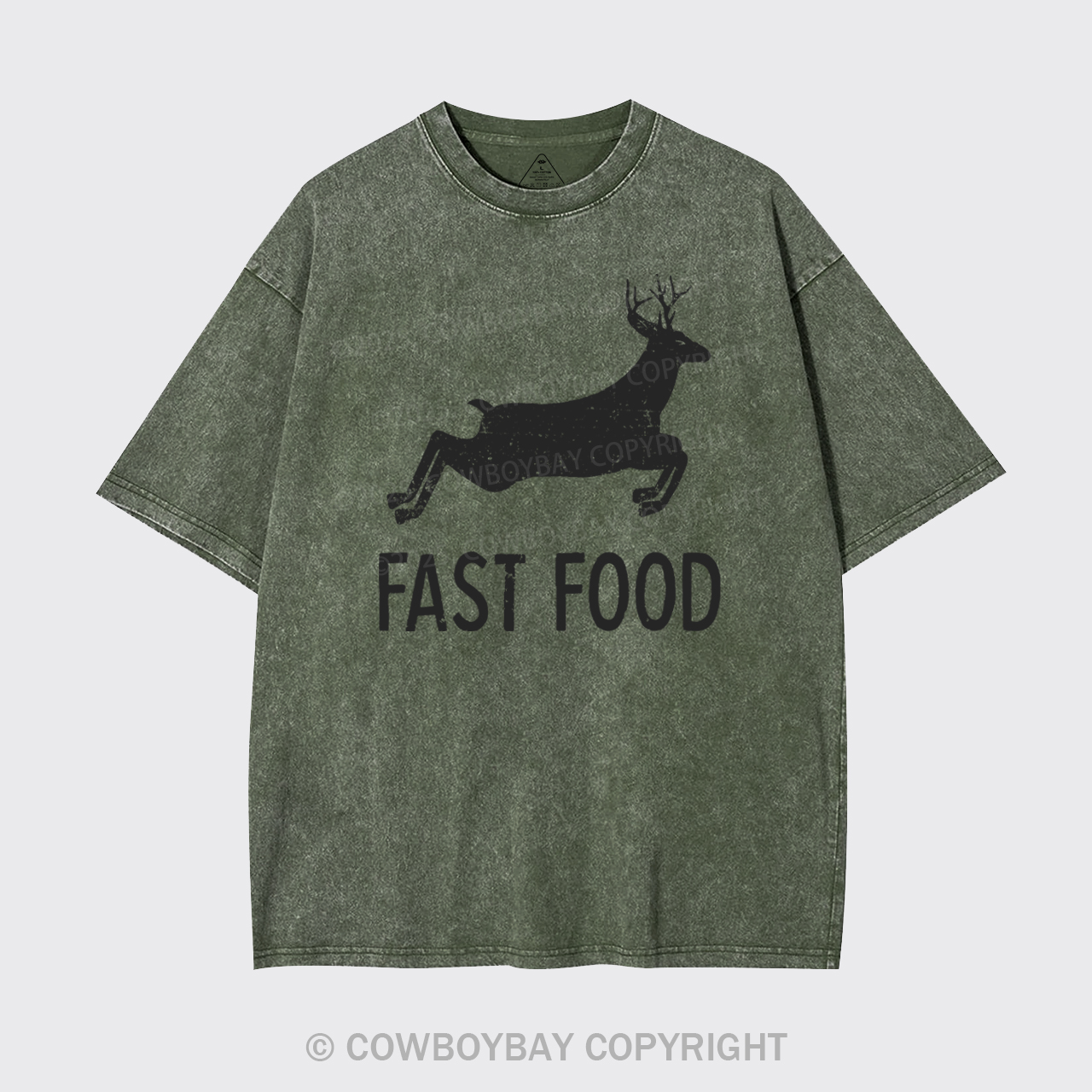 Fast Food Deer Garment-dye Tees