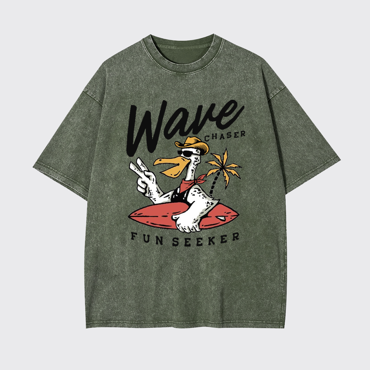Wave Chaser Fun Seeker Garment-dye Tees