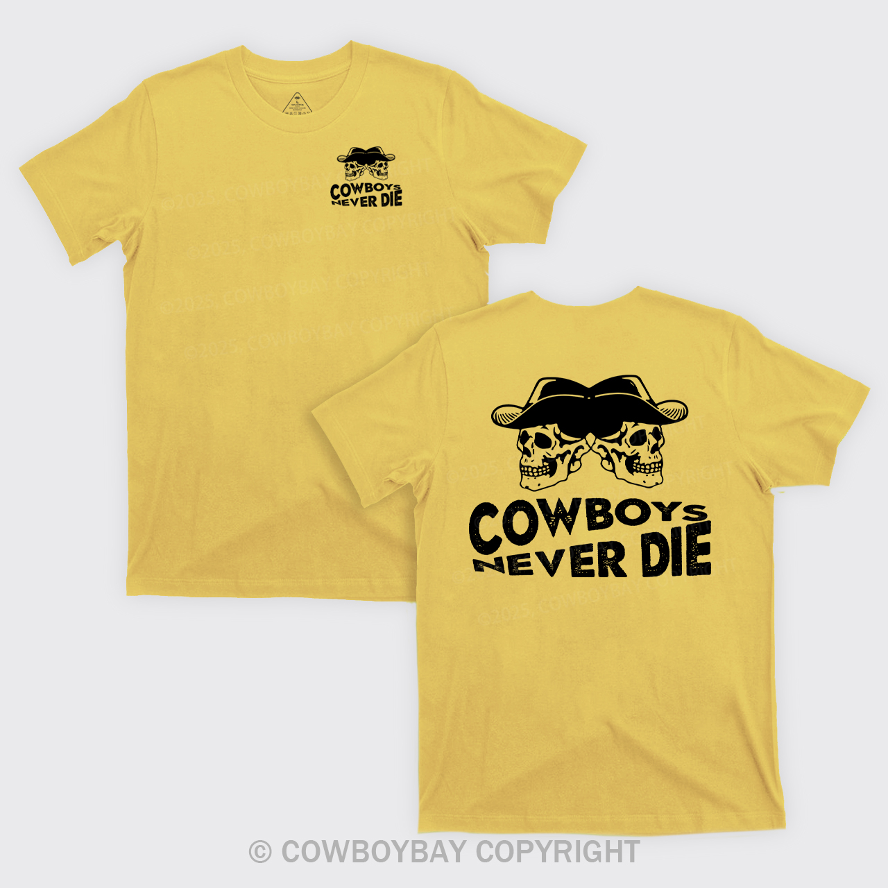 Cowboys Never Die Skeleton T-Shirts