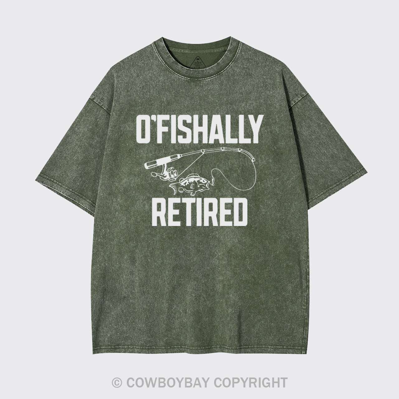 O'fishally Retired Garment-dye Tees