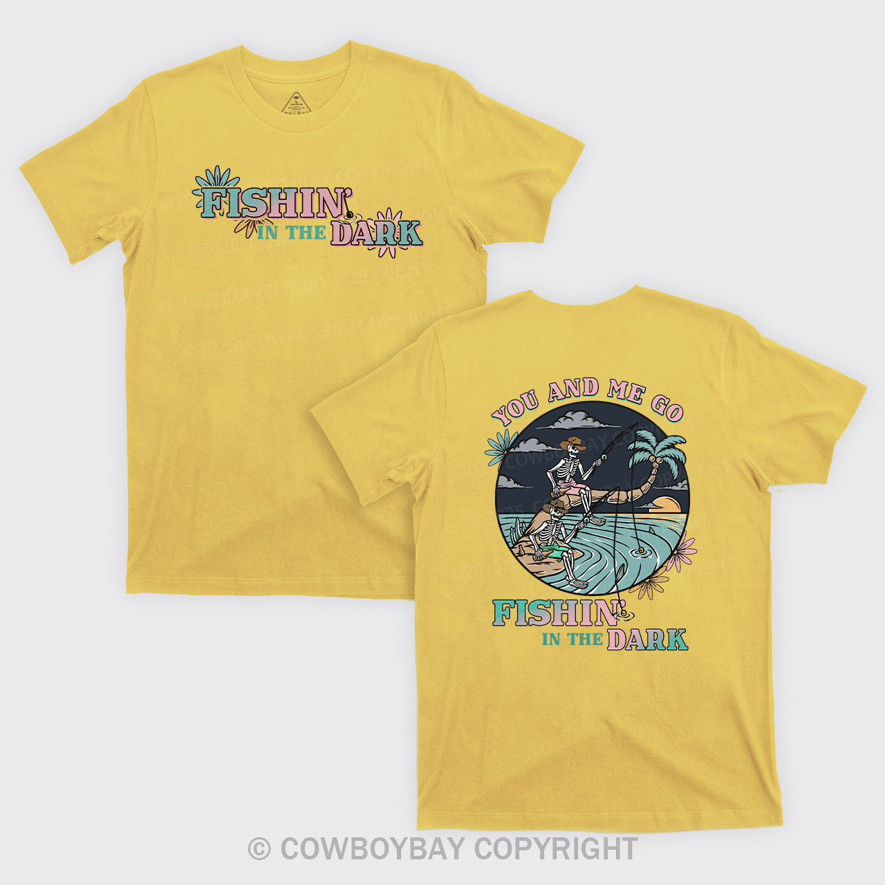 Fishin In The Dark Cowboy T-Shirts