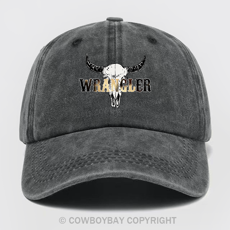 Wrangler Cow Bull Wash Hat