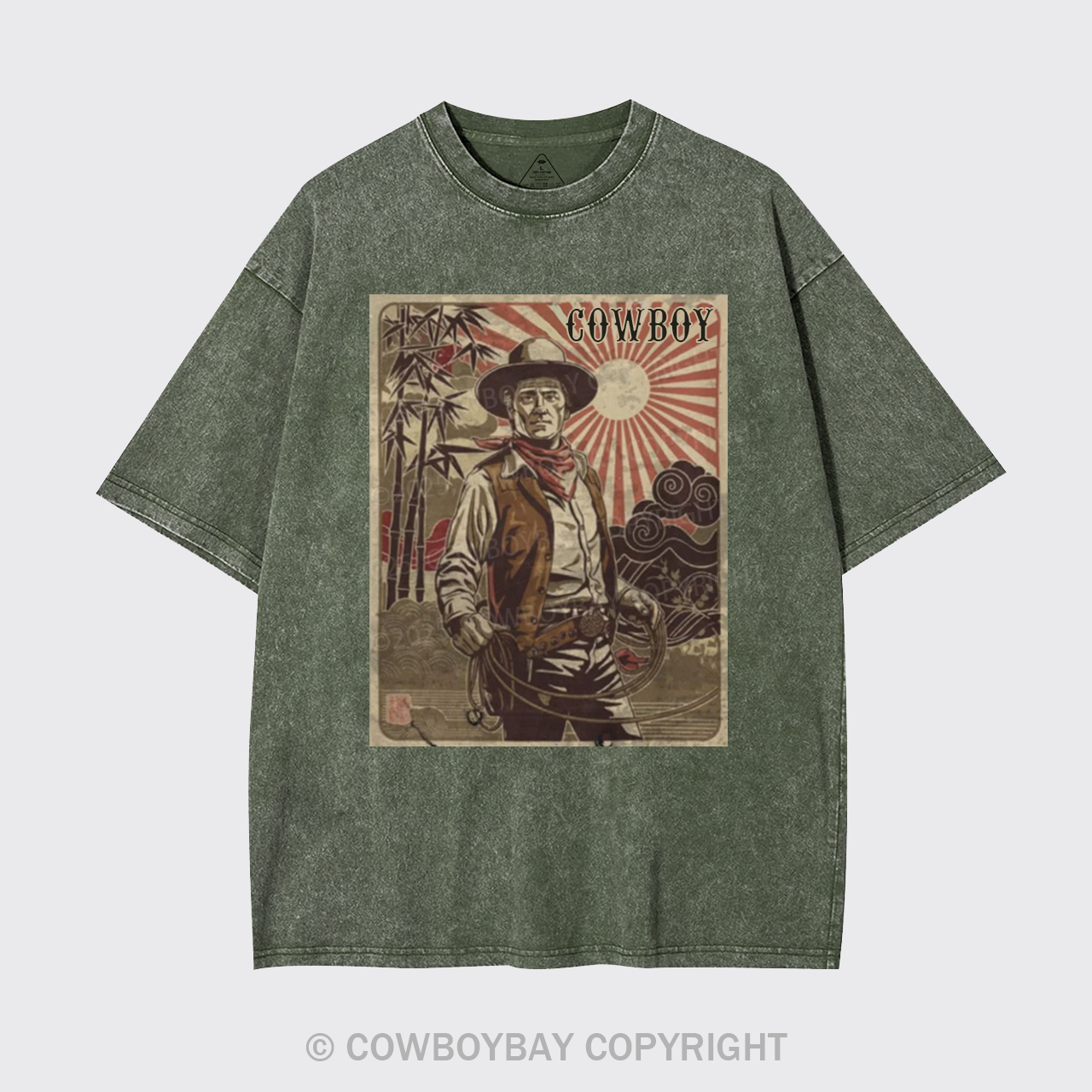 Cowboy Retro Garment-dye Tees