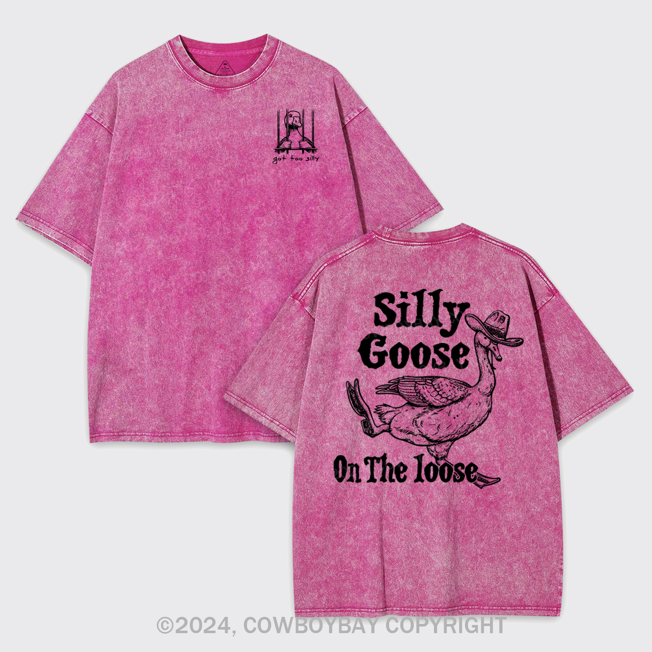 Silly Goose On The Lose Garment-dye Tees