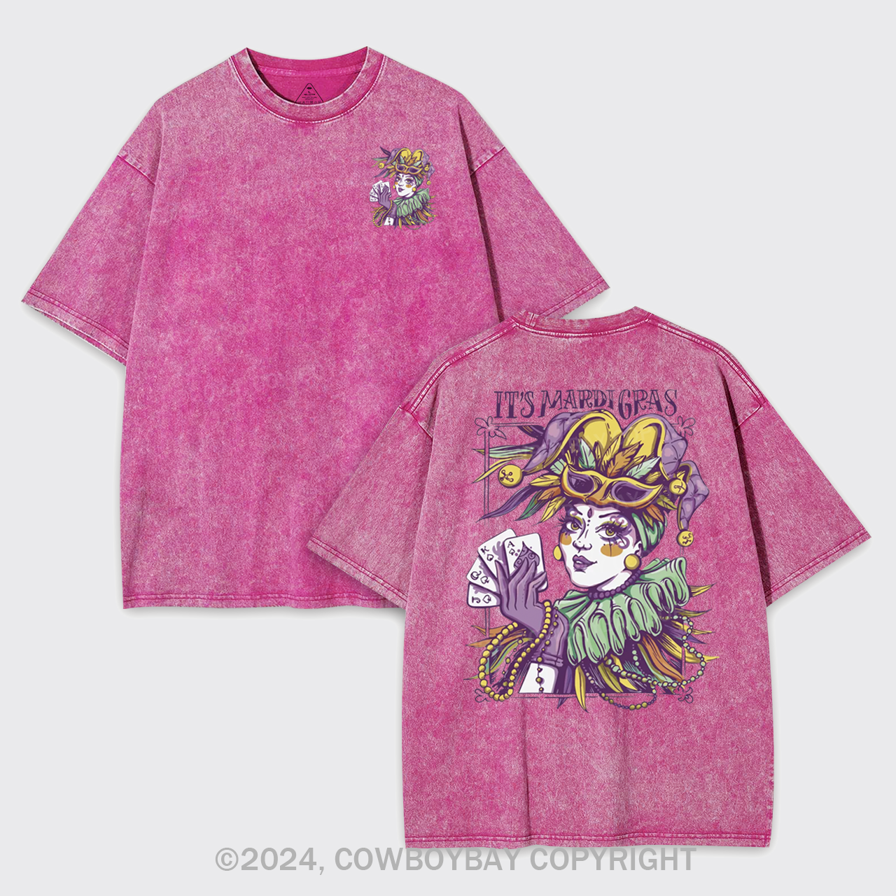 It's Mardi Gras Garment-dye Tees