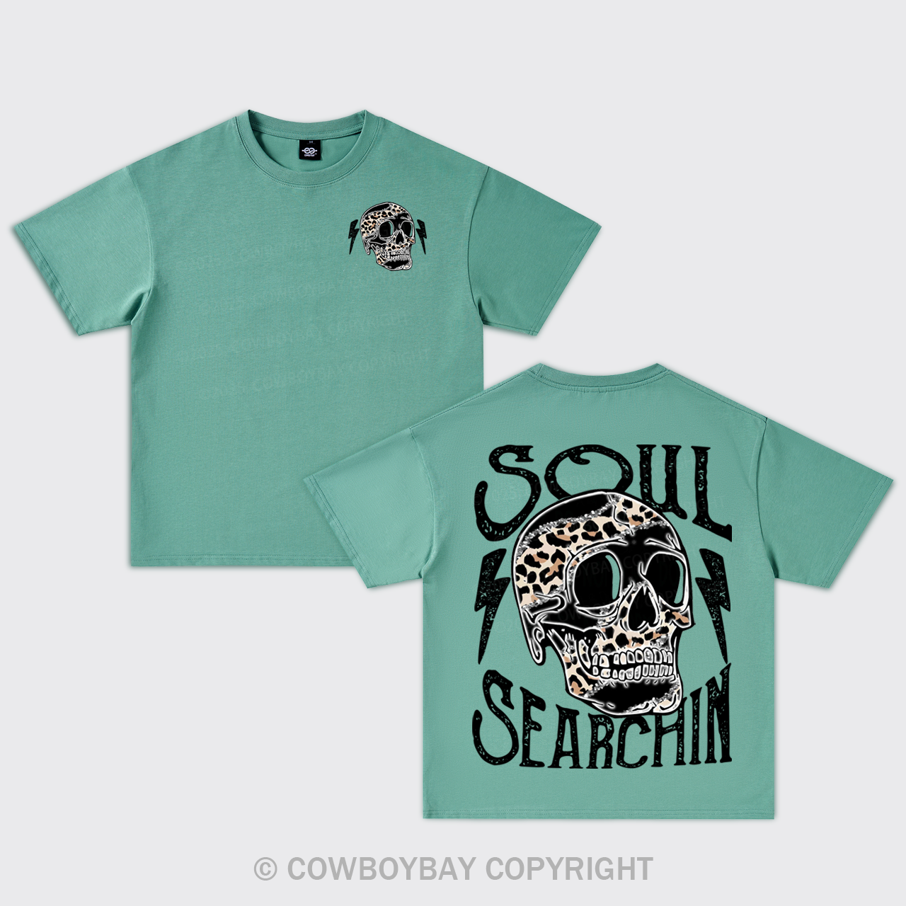 Skull Rodeo Country Western Oversize T-Shirts