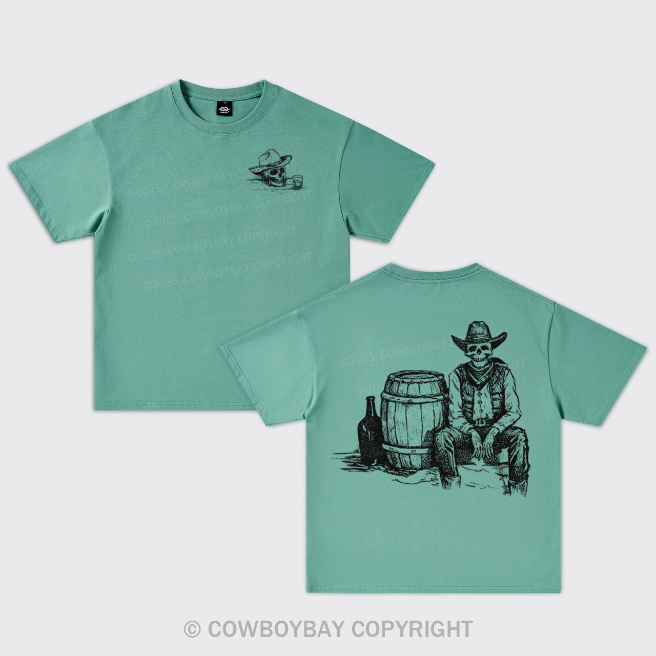 The Cowboy Guarding The Keg Oversize T-Shirts