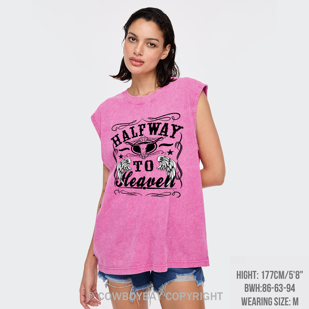 Halfway To Heaven Washed Tanks