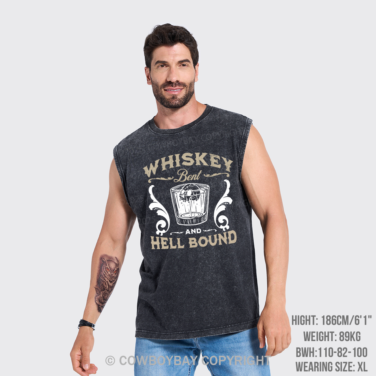 Whiskey Bent & Hell Bound Washed Tanks