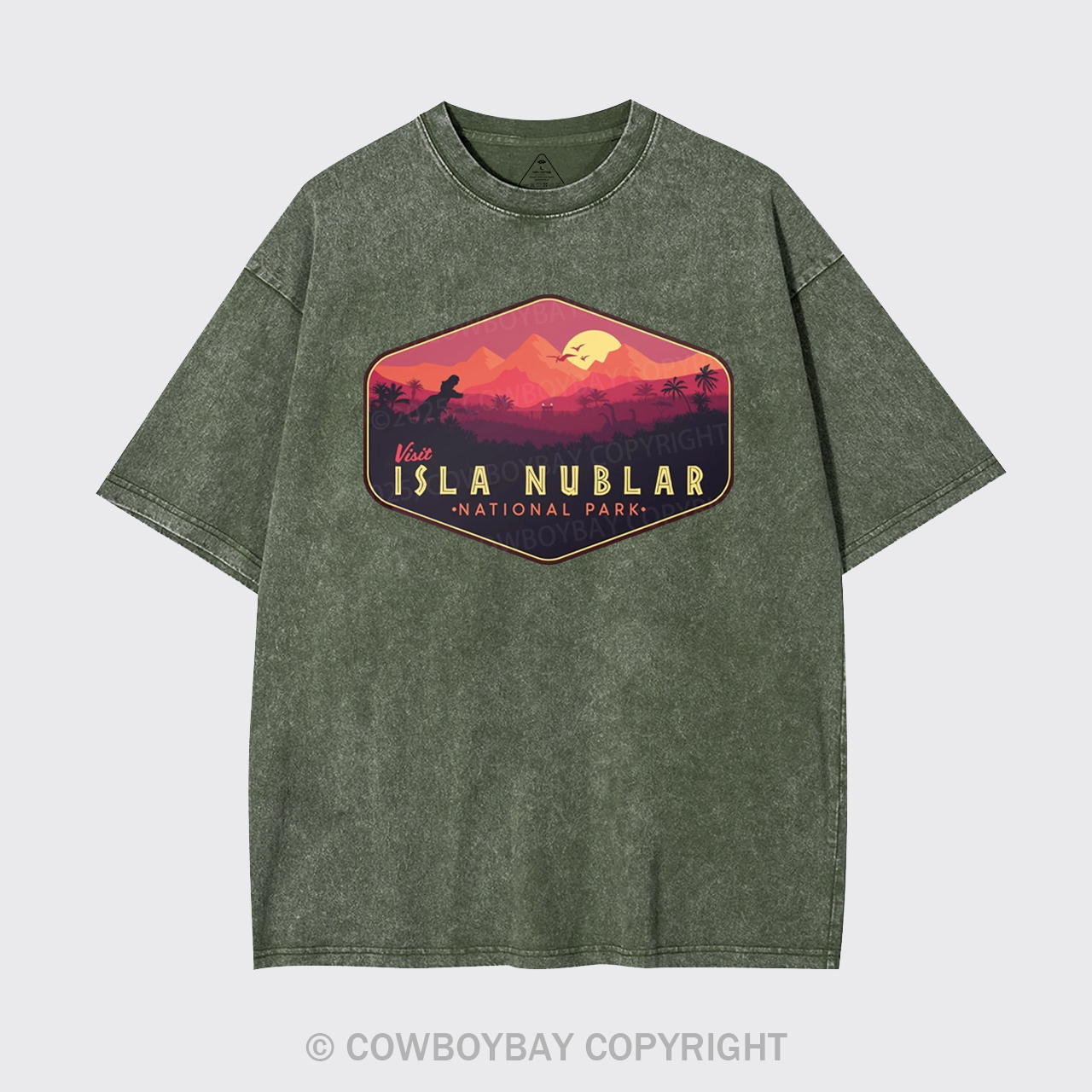 Isla Sorna National Park Garment-dye Tees