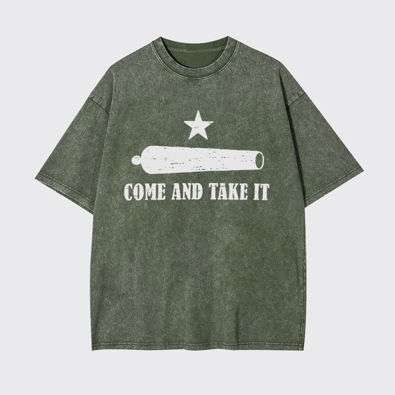 Come and Take It Cannon Garment-dye Tees