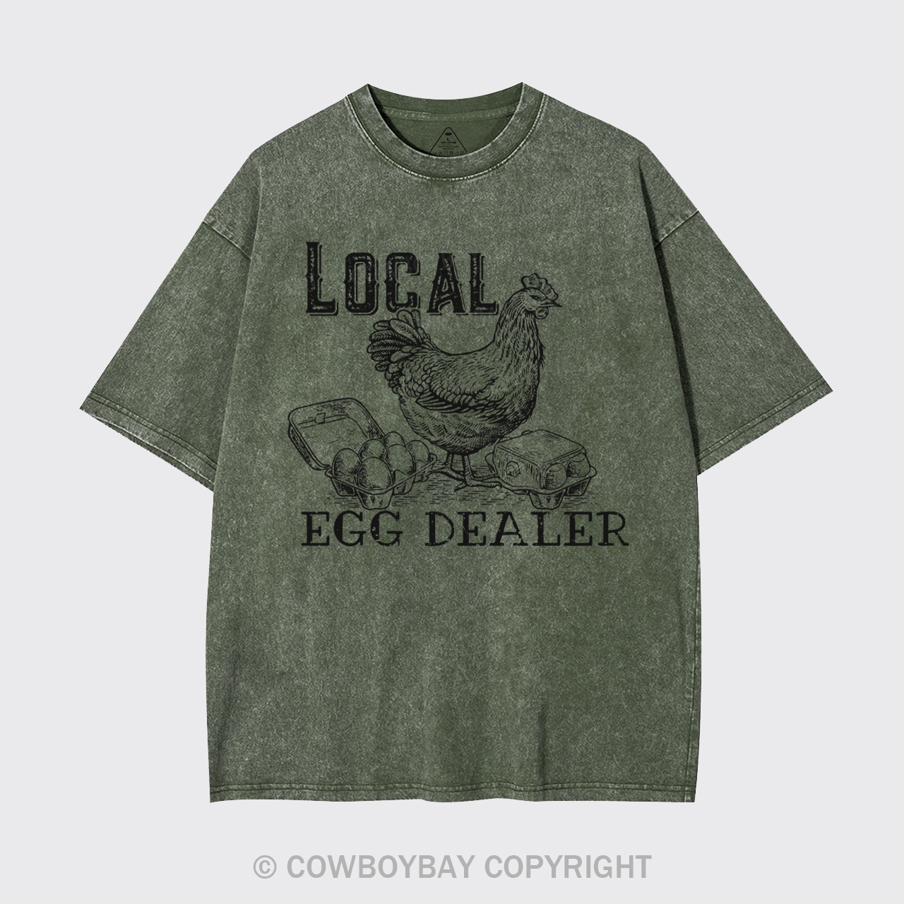 Local Egg Dealer Garment-dye Tees