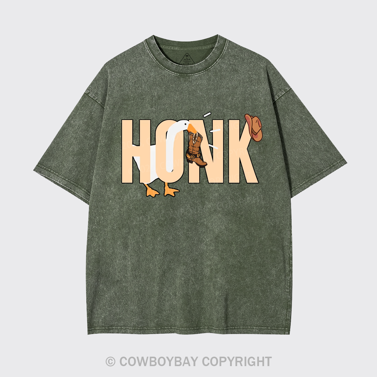 Untitled Goose Game Meme Garment-dye Tees