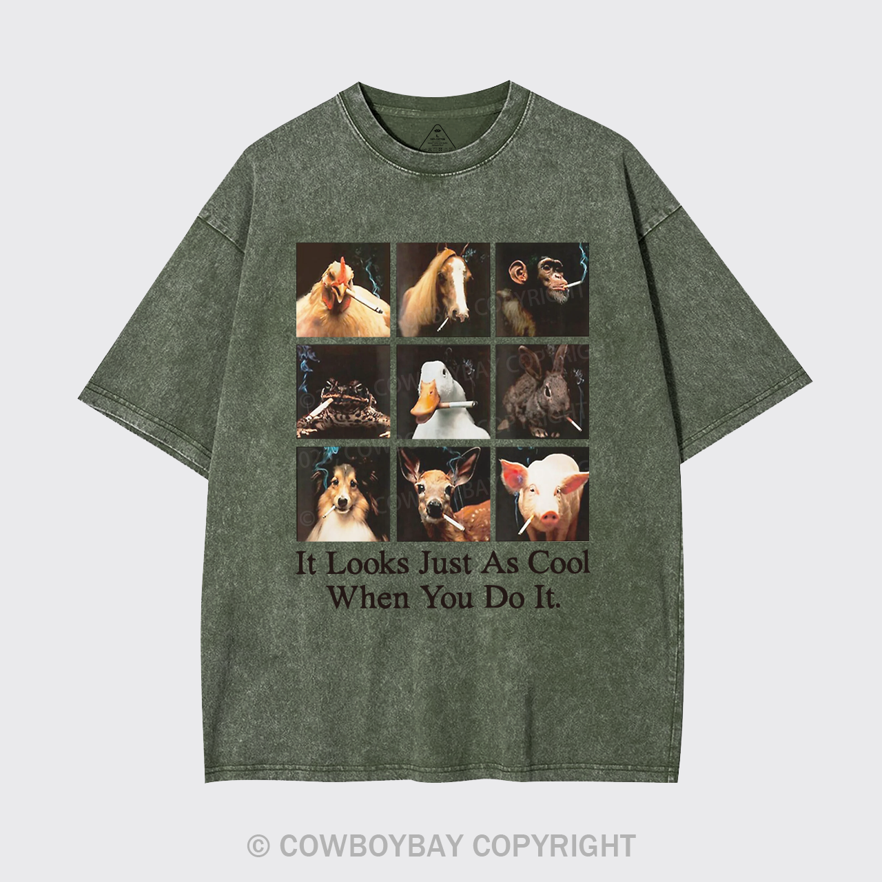 It Looks Just As Cool When You Do It Garment-dye Tees