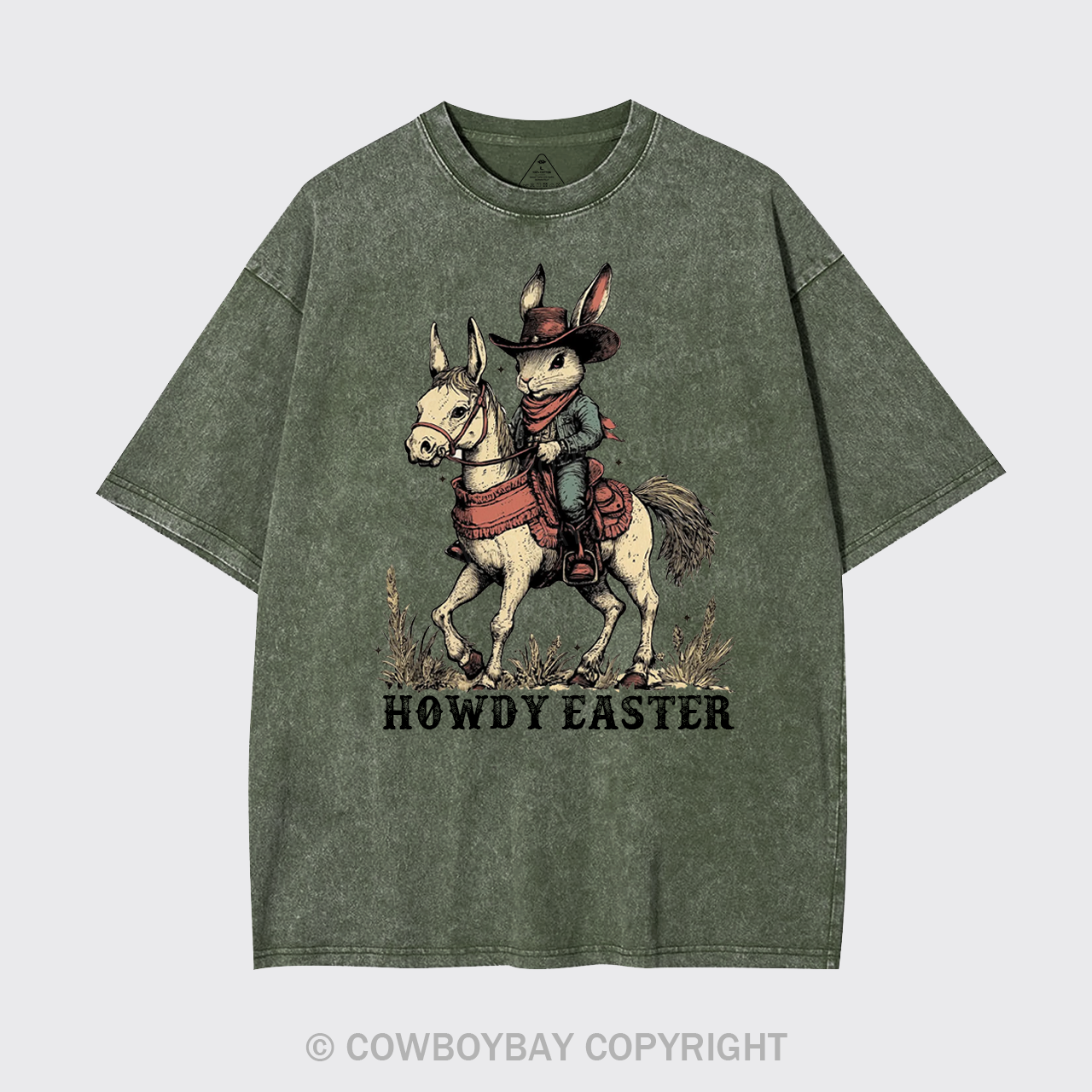 Howdy Easter Garment-dye Tees