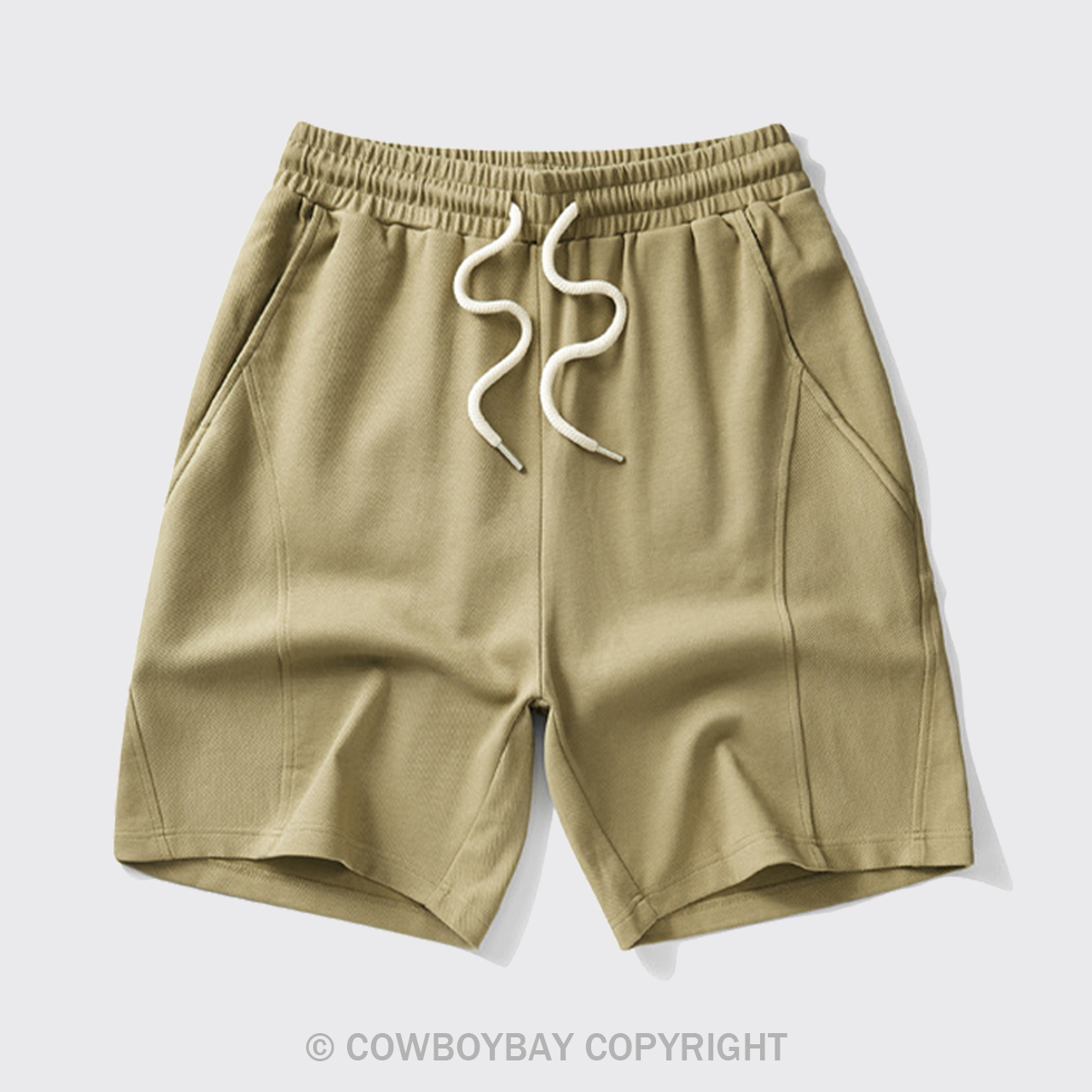 Khaki Men's Casual Shorts