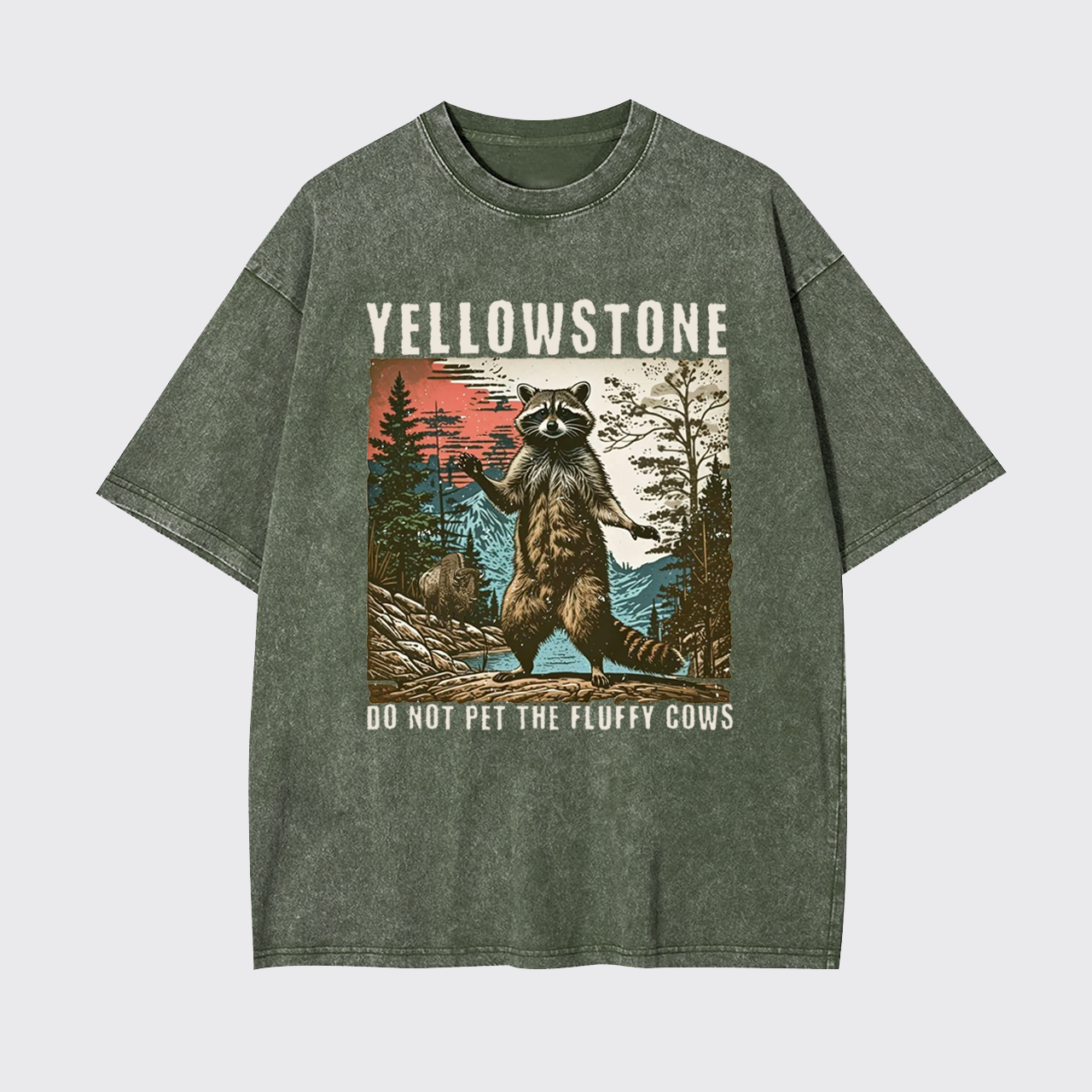 Yellowstone Do Not Pet The Fluffy Cows Garment-dye Tees