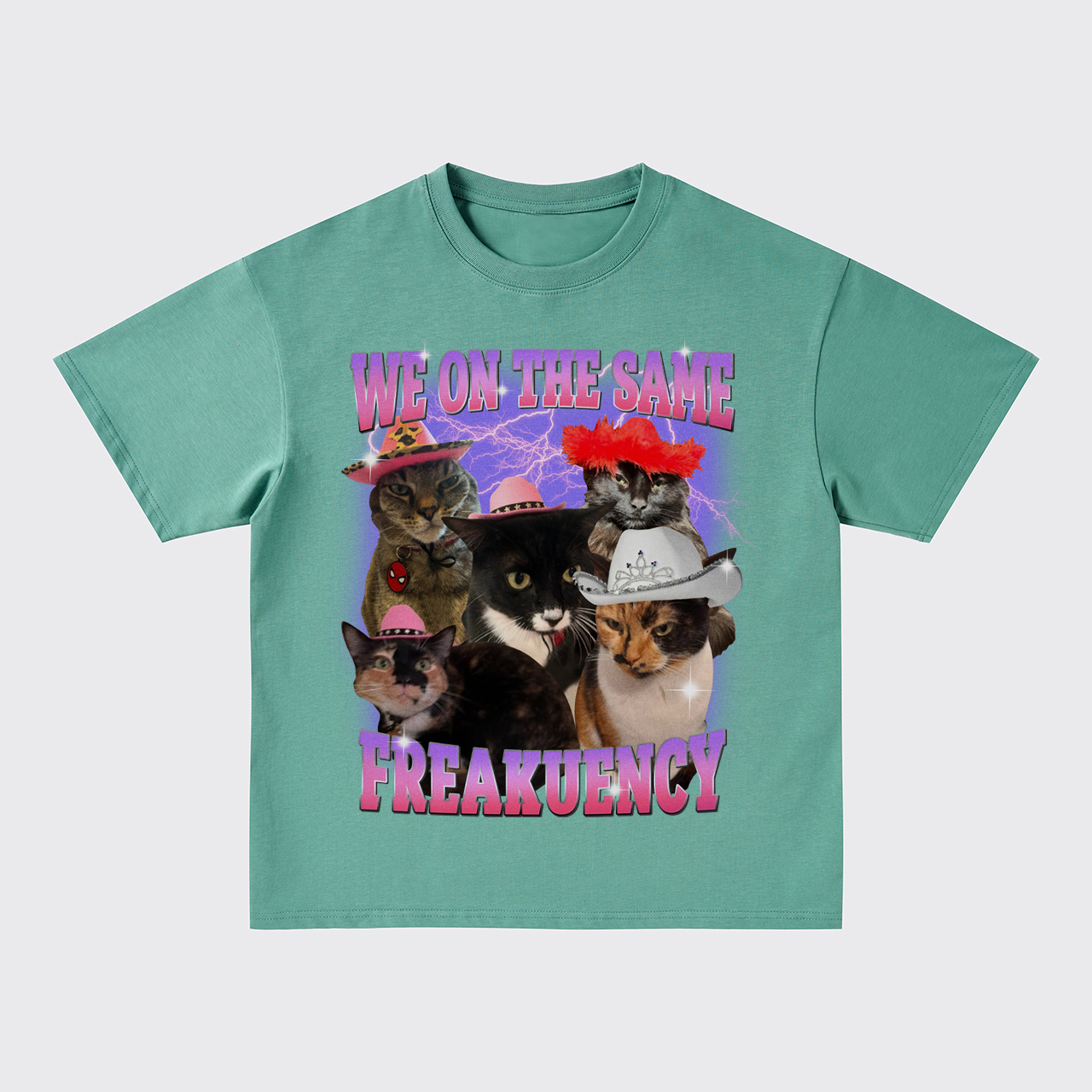 We On The Same Freakuency Oversize T-Shirts