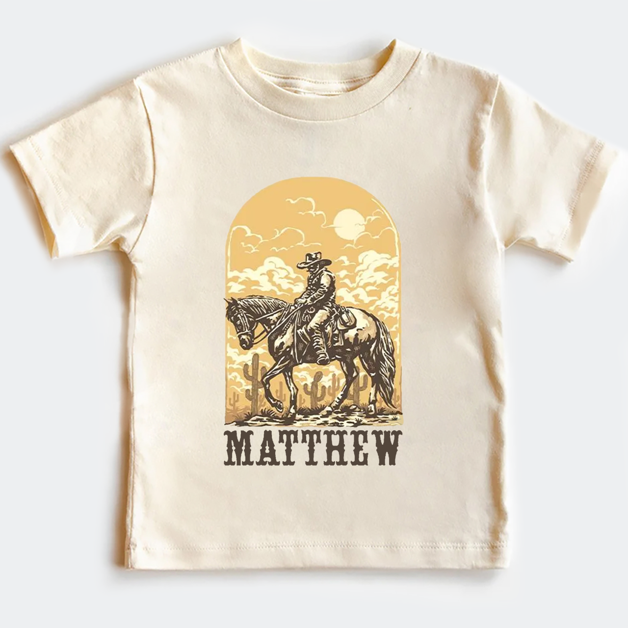Personalized Cowboy Kids T-shirt