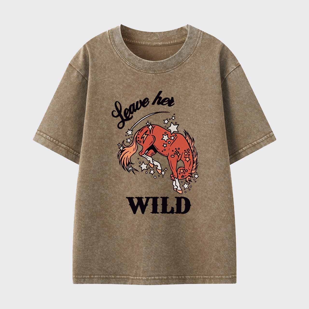 Leave Her Wild Washed Toddler T-shirt