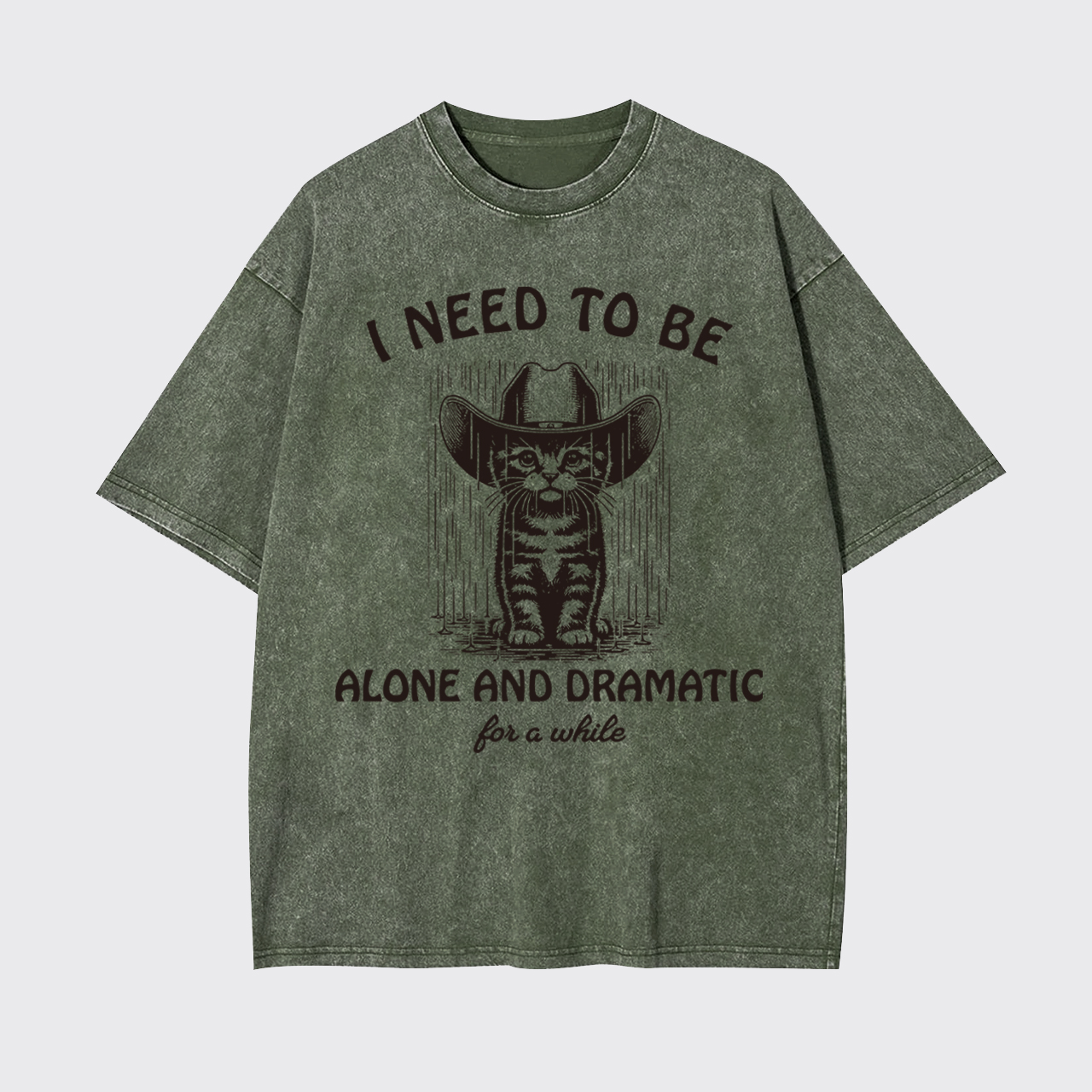 I Need To Be Alone Garment-dye Tees
